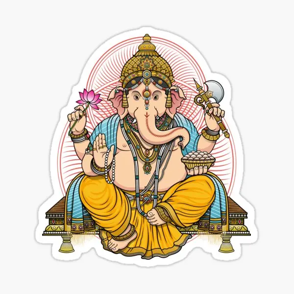 Наклейка Слон Бог аксессуары для мотоциклов и велосипедов бампер кемпера