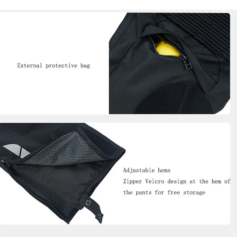 Зимние мужские мотоциклетные брюки со съемной теплой водонепроницаемой