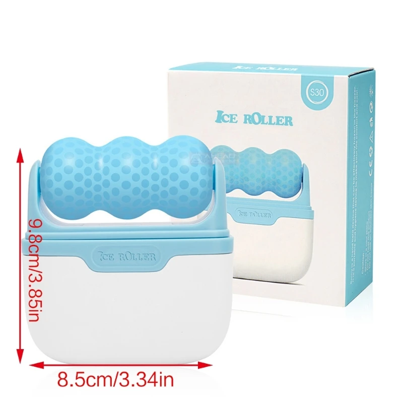 Ледяные ролики для лица шеи глаз 2 в 1 двухсторонний инструмент ухода за кожей