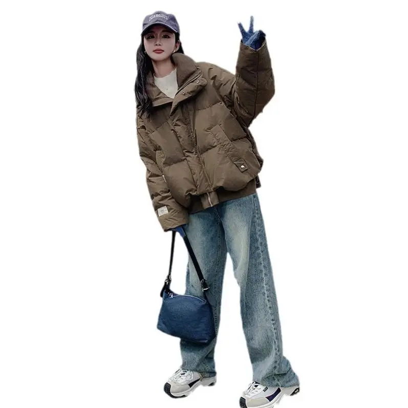 Winter Short down Jacket Cotton-padded Clothes Women 2024 Korean Sle Small Design Cotton-Padded Coat Loose Thickened Cotton...