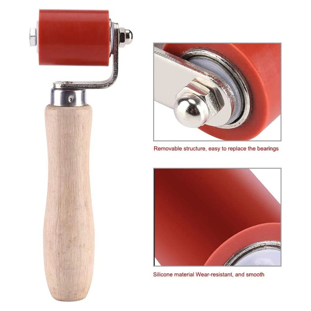 

Accessories Roller Tools 40mm High Temperature Resistant PVC Removable Seam Hand Welding Silicone Wear-resistant