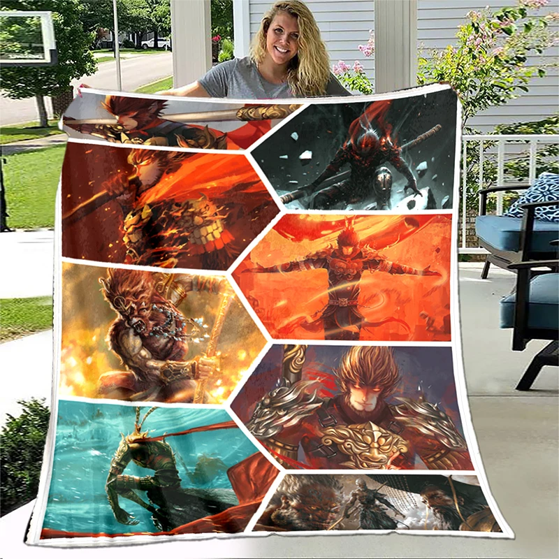 

The Monkey King custom Blanket lightweight for beds blanket Sofa travel blanket bed flannel blanket picnic thin warm blankets