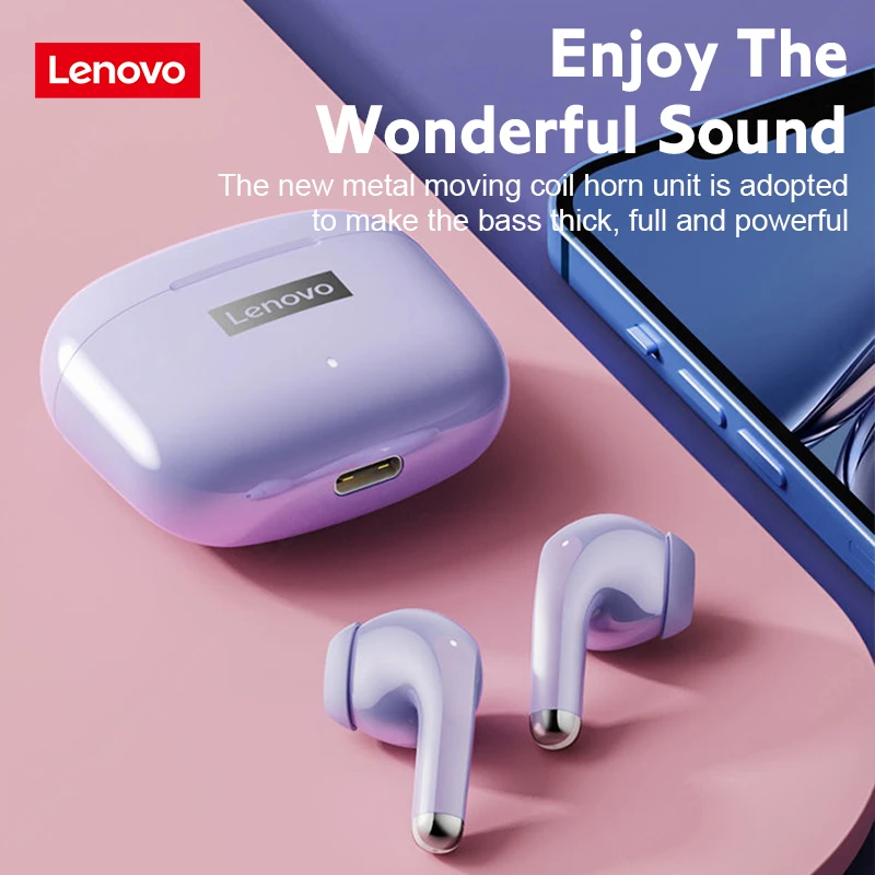 Lenovo LP40 PRO TWS Wireless Bluetooth 5.1 Headphones Touch Control HIFI Sound Mini Earbuds Headset with Mic |