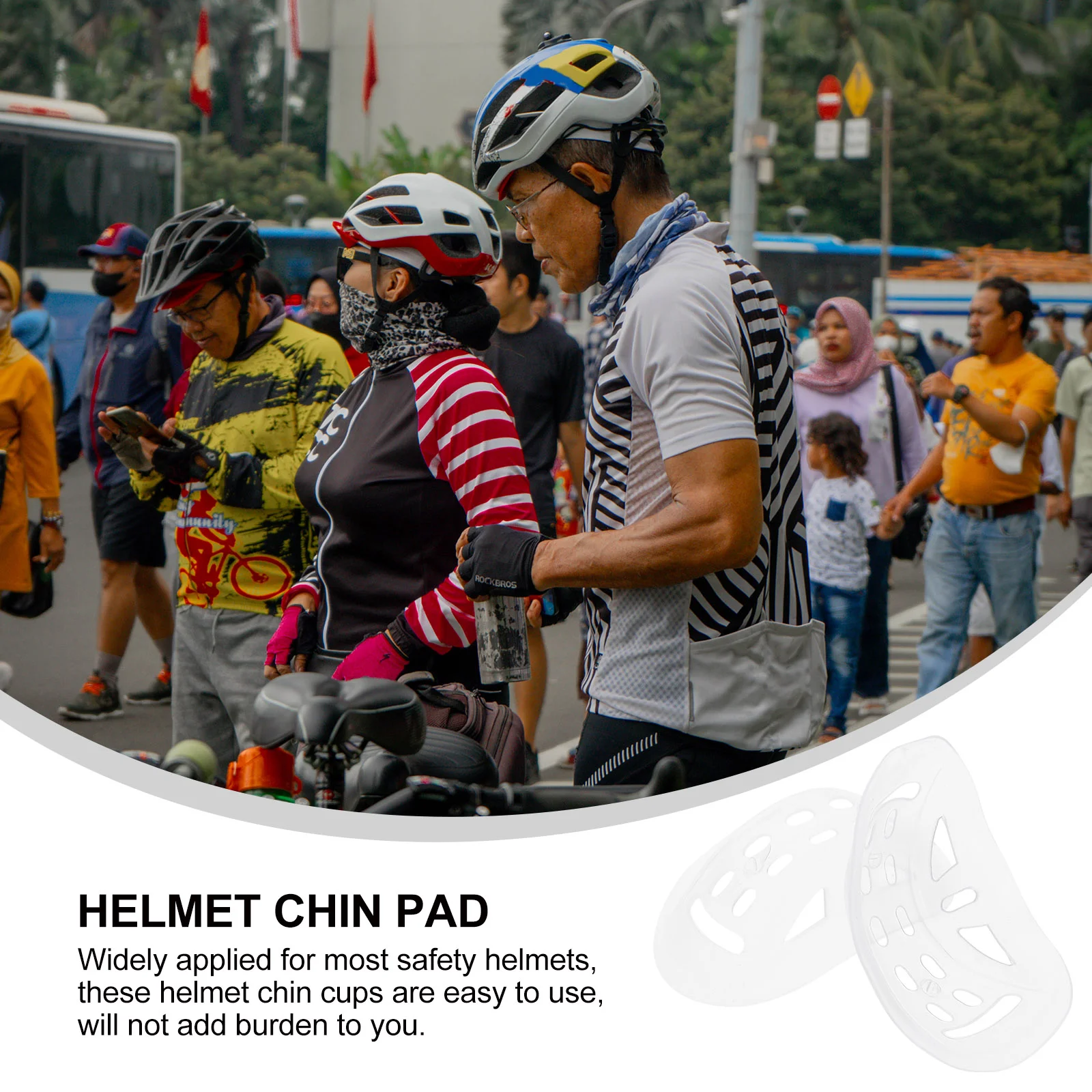 10 шт. повязка на голову защитная подушка для подбородка защитные чашки шапки