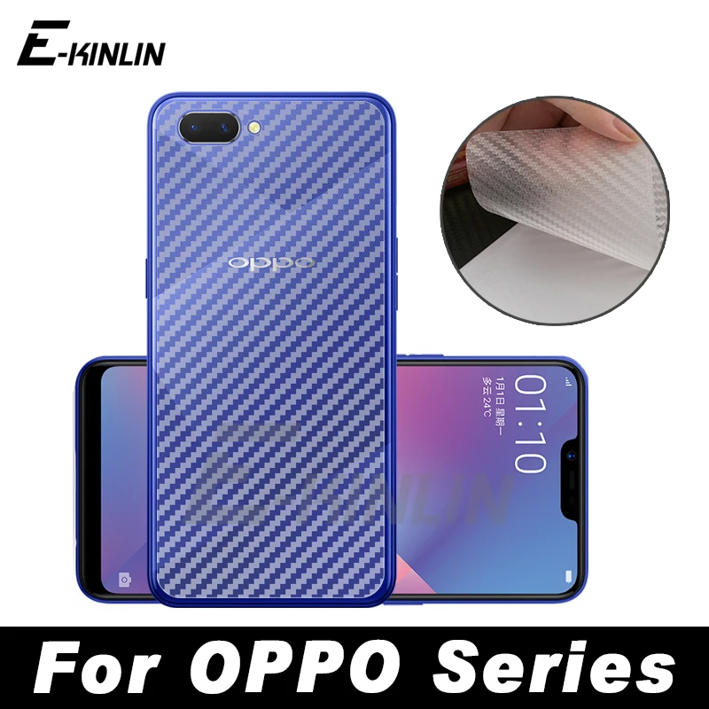 

5pcs Soft 3D Carbon Fiber Screen Protector For OPPO A16 A1k A11x A15s A15 A11 2019 A12 A16s Back Cover Film Not Tempered Glass
