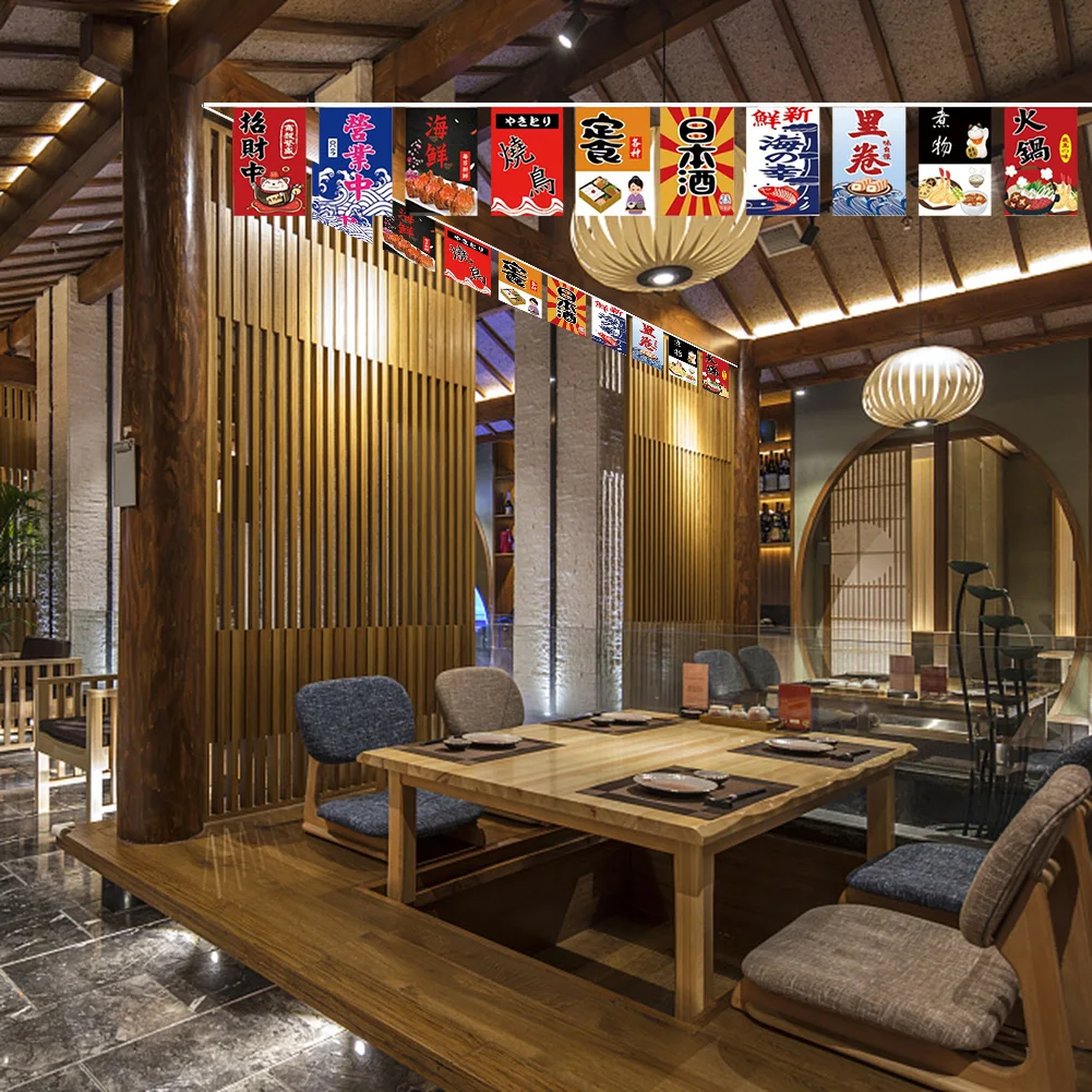 Праздничный Флаг Lucky Cat Sushi-Themed Для Японского Ресторана Бара Кафе Декора Подвесной