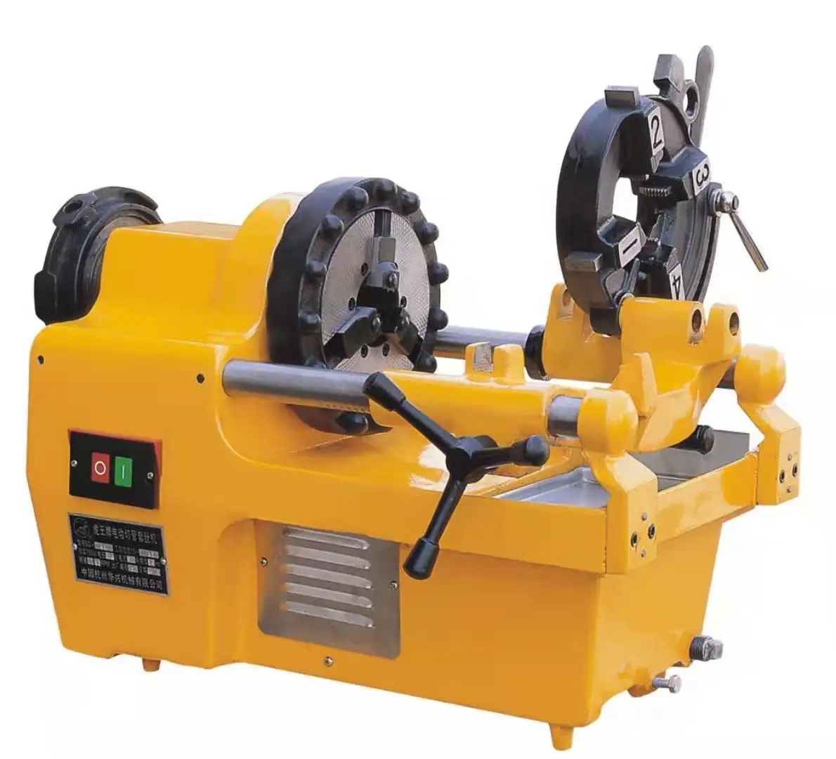 

3 Die Electric Pipe Screw Thread Rolling Pipe Nipple Rapid Electric Pipe Threading Machine