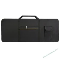 portable 61 key electronic piano keyboard gig bag carrying bag storage holder case 600d cloth