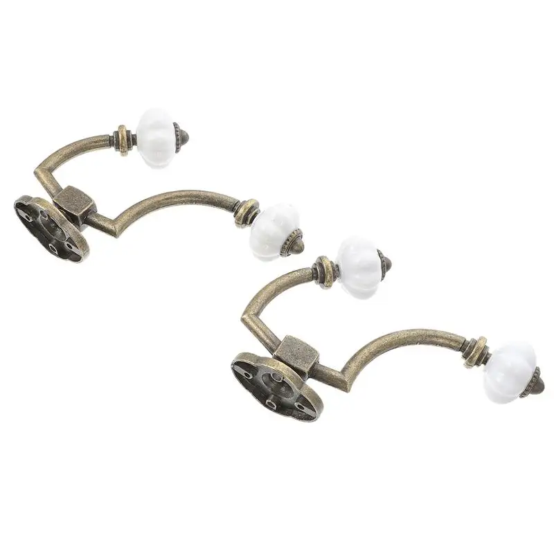 

2 Pcs Clothes Hooks Sturdy Decorative Retro Wall Hanger Hat Holder Coat Hooks for Clothes Hat Coat