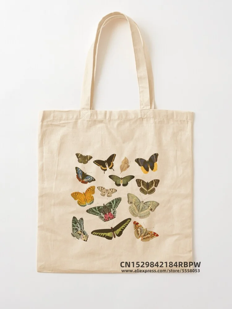 Сумка-тоут с крыльями бабочки Женская Экологически чистая многоразовая Сумочка