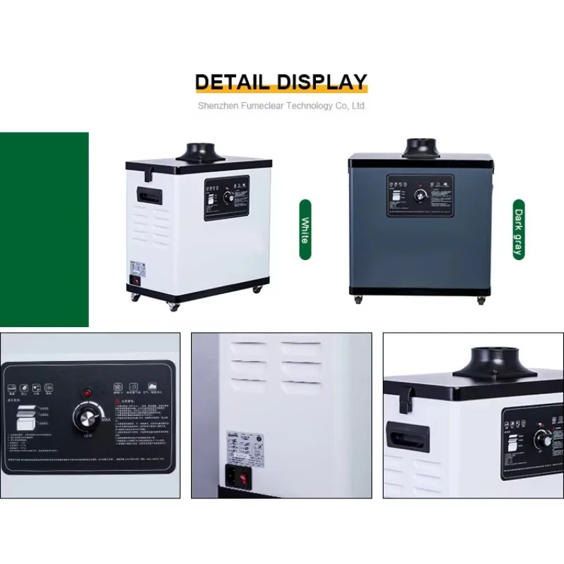 Фото Профессиональный пылесборник для маникюра и педикюра Salon Purifier Vacuum Cleaner Dust Collector Nail Dust Collector Professional FC-1001A №5