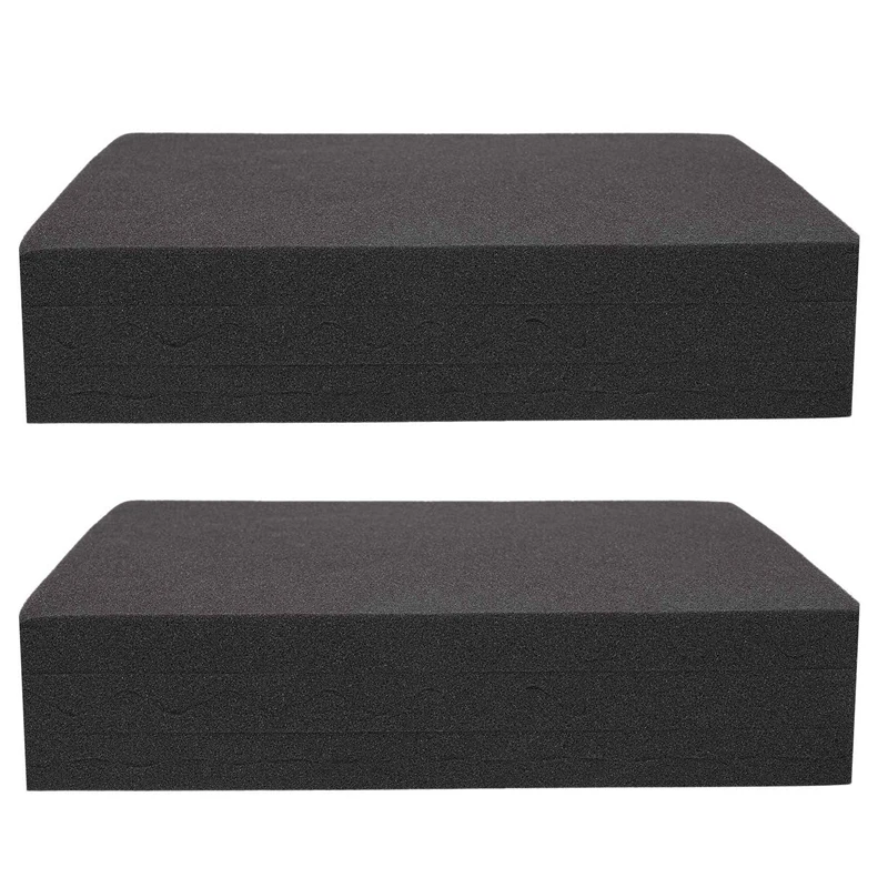

Promotion! 12PCS Black Acoustic Eggshell Foam Sound Absorption Treatment Panel Tile 40X30cm