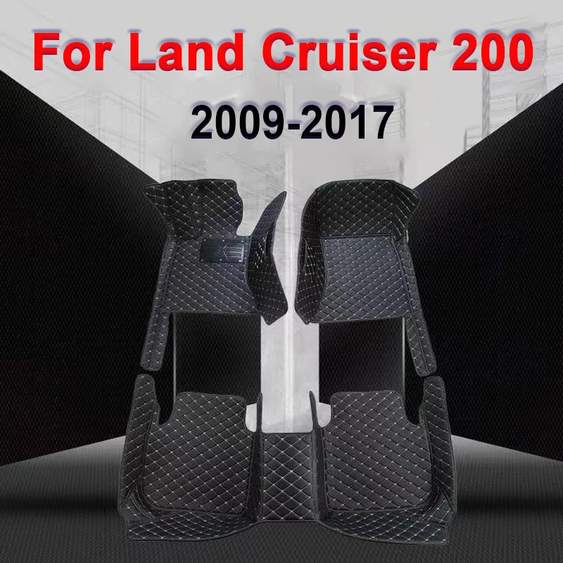 

Car floor mats for Toyota Land Cruiser 200 2009-2017 Custom auto foot Pads automobile carpet cover car accessories