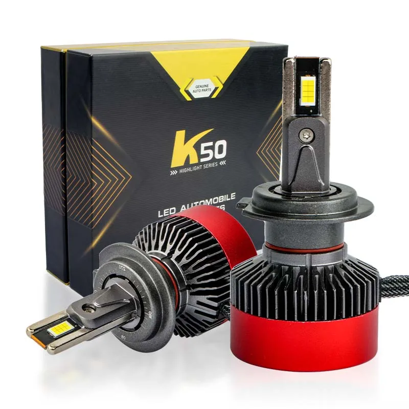 Фары головного света Canbus 2023 K11 K12 K50 H7, лампы головного света для автомобиля H1 H4 H11 9005 HB3, противотуманные фары высокой мощности 110 Вт, аксессуары для телефона