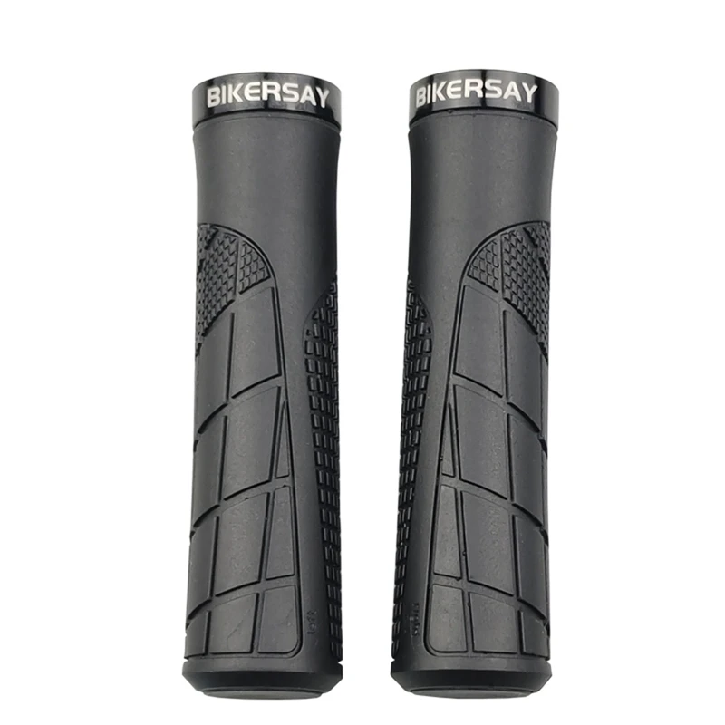 

BIKERSAY MTB Mountain Bike Grips Anti-Slip Durable Shock-Proof TPR Fixed Gear Bicycle Handlebar Grip Road Cycling Parts