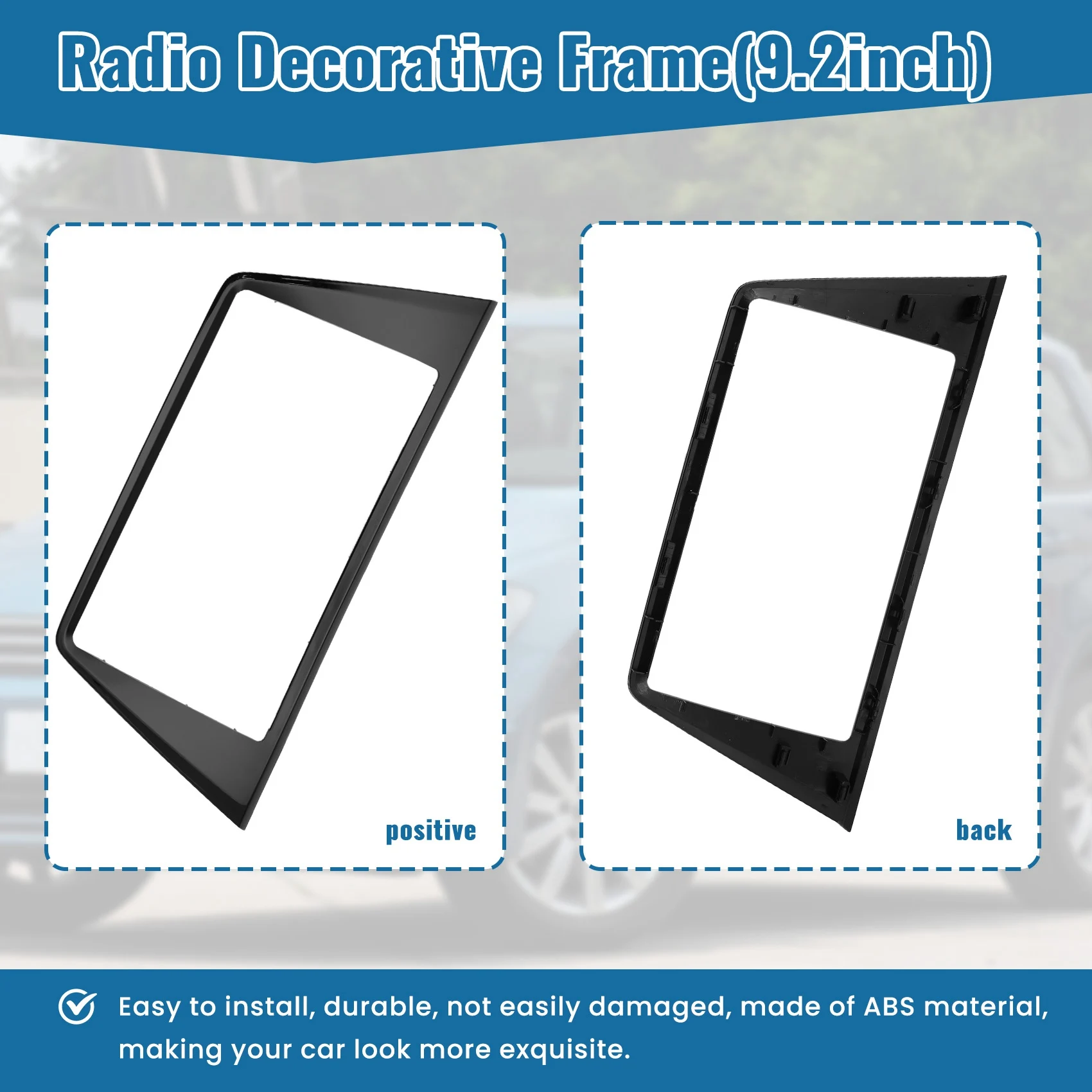 5ТД 858069 G для 5T 9 2-дюймовый автомобильный радиоприемник CD-рамка Экран декоративная