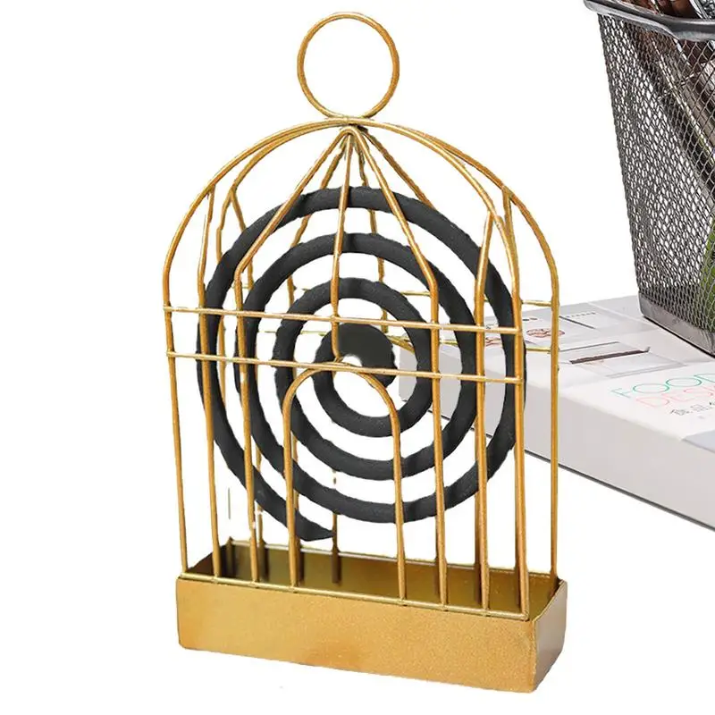 Держатель для курильницы в виде птичьей клетки катушка держатель металлический