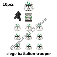 disney 10pcs clone trooper phase %e2%85%b1 siege battalion trooper building blocks bricks wm553 wm554 action figures kids children toys