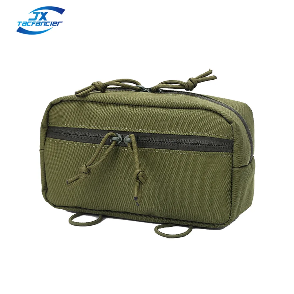 

Tactical SACK Drop Dump Pouch Sub Abdominal Storage Bag Dangler Fanny Pack For D3CR Micro Chest Rig Hunting Vest