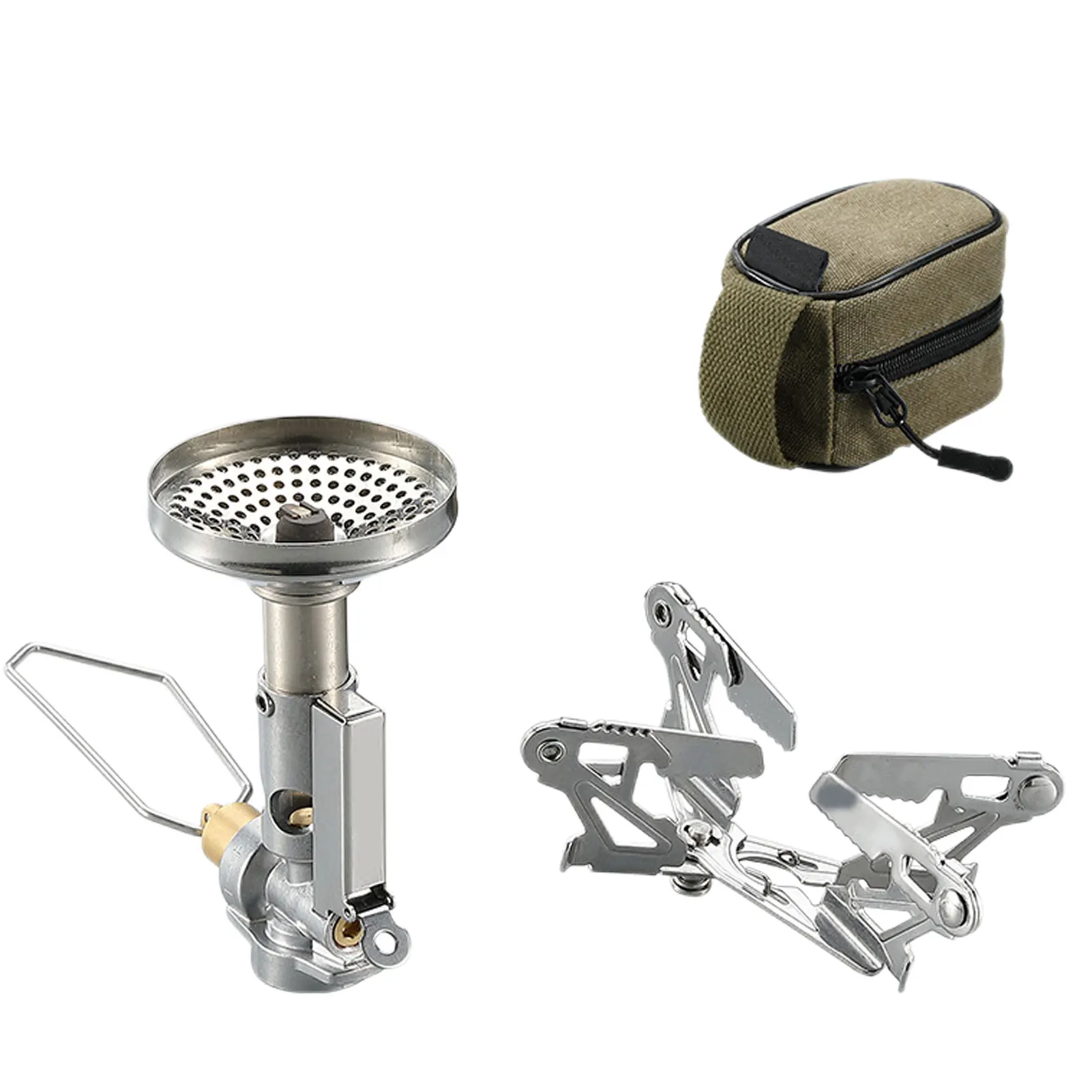 

Outdoor Wood Burning Stove Strong Firepower Portable Outdoor Wood Burning Stove Adjustable Self-Driving Field Windproof Stove