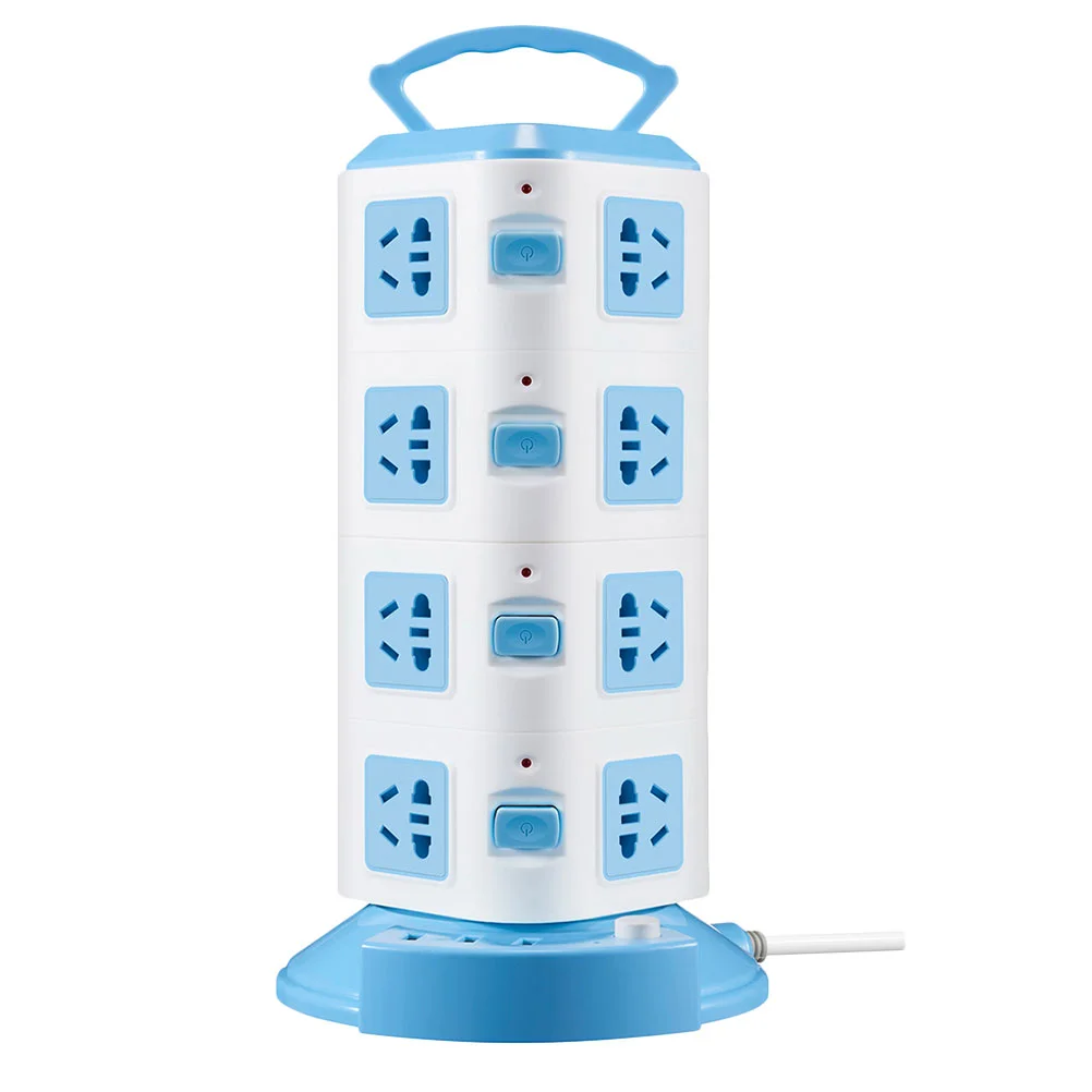 

Электрические розетки, умная Вертикальная Розетка для зарядки, бытовые розетки USB башни, Пластиковые Многофункциональные штепсельные вилки