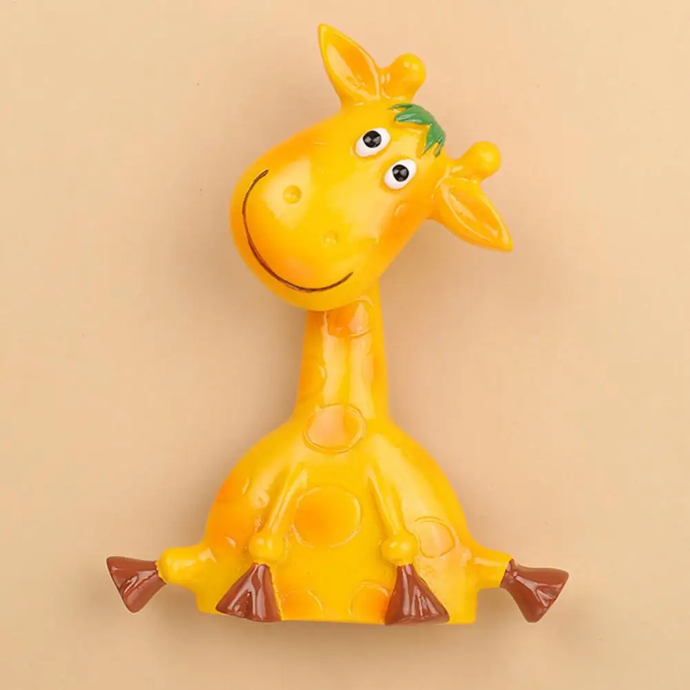 

Изысканный липкий магнит в виде быка для холодильника, наклейка с гладкой поверхностью, магнит для заметок, 3D мультяшный магнит для дома