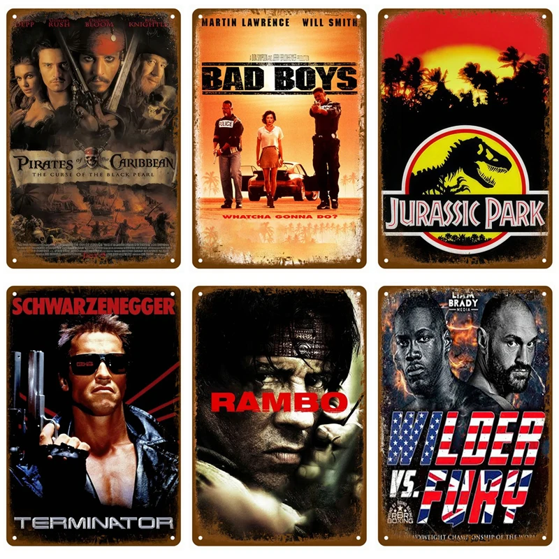 Металлический винтажный плакат