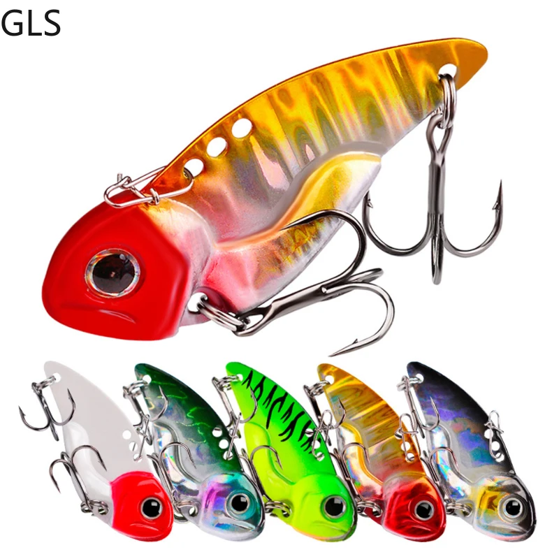 

2022 New VIB Sea Bass Fishing Lure 5g/7g/10g/15g/20g Realistic Body Anti-Corrosion Sinking Metal Fake Bait
