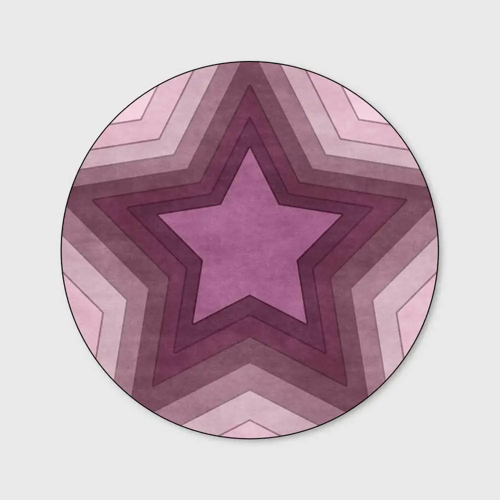 Милая девушка комната принцессы фиолетовый розовый градиент большая