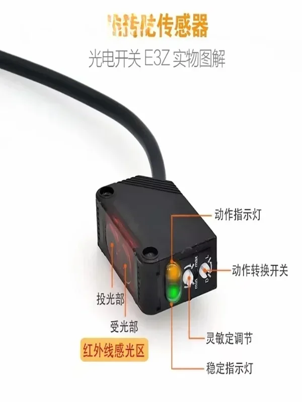 Фотоэлектрический переключатель E3Z-LS61 D81 E3ZG-T61 T81 D82 R81 R82R86 датчик