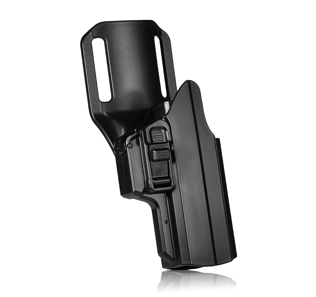 TEGE IPSC Universal Polymer Holster OWB Gun Case Drop Offset Holster Low Carry Gun Cover for Glock S&W H&K CZ Gen Beretta