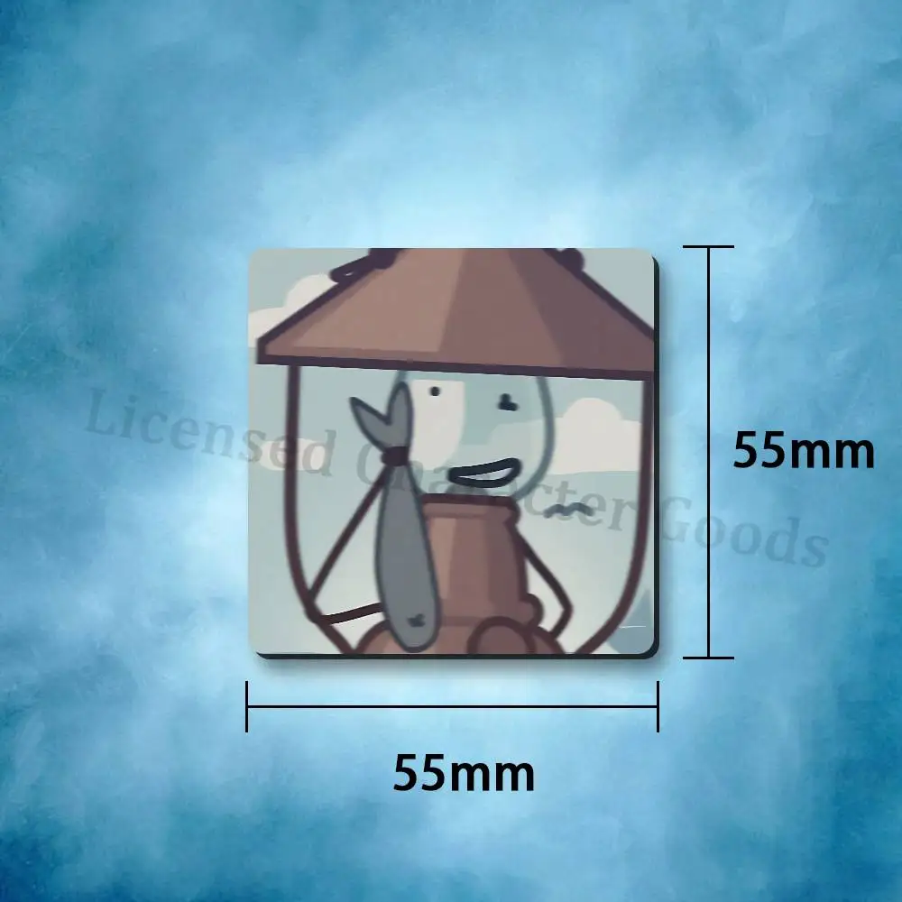 Магнитная наклейка A-Airy hfjONE Liam Lantern на холодильник, с гладкой прозрачной печатью, для металлических дверей, декор для общежитий и квартир, 55x55 мм (art.: 3920dc774f91f) - 3920dc774f91f