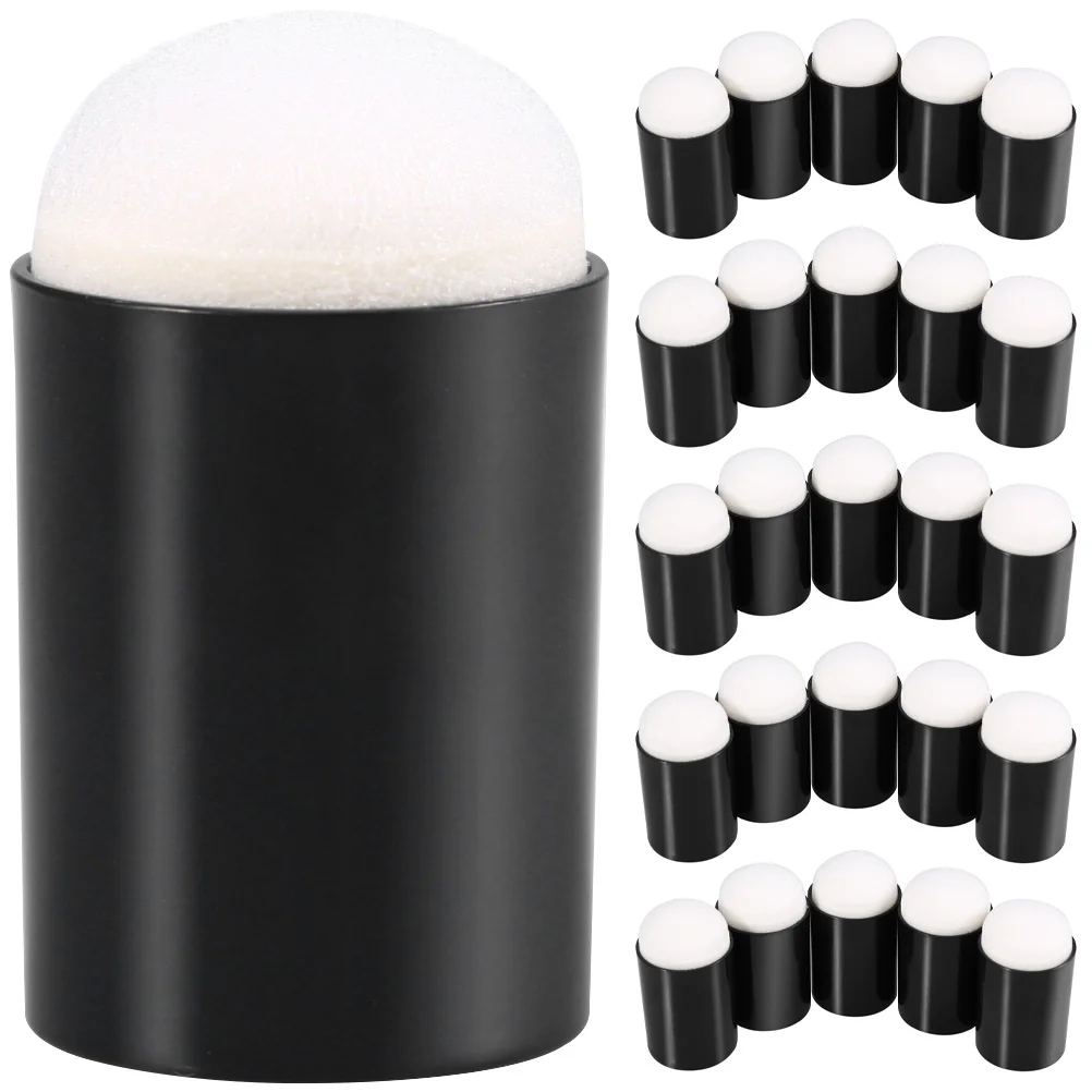 

30 Pcs Kids Stamps Finger Sponge Fingerpaint Drawing Craft Sponge Finger Sponge Fingerpaint Toy Supplies Plastic Seals Ink Child