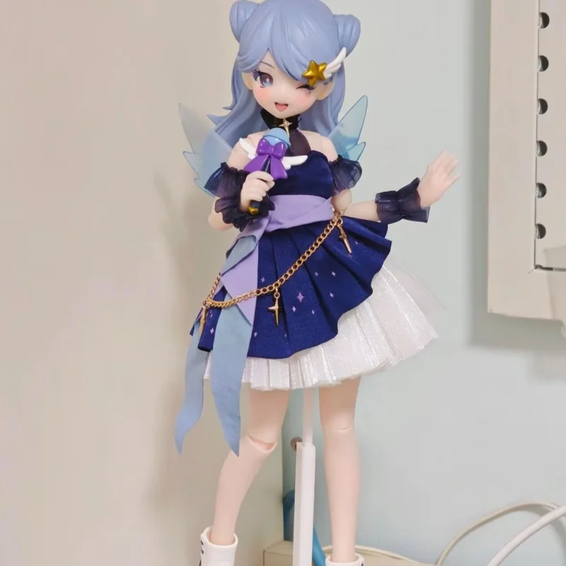 Фото Подлинная световая и кошмарная слепая коробка Bjd, милая кукла Kawaii, экшн-фигурка, декор для рабочего стола, милые игрушки, подарок для девочки №3