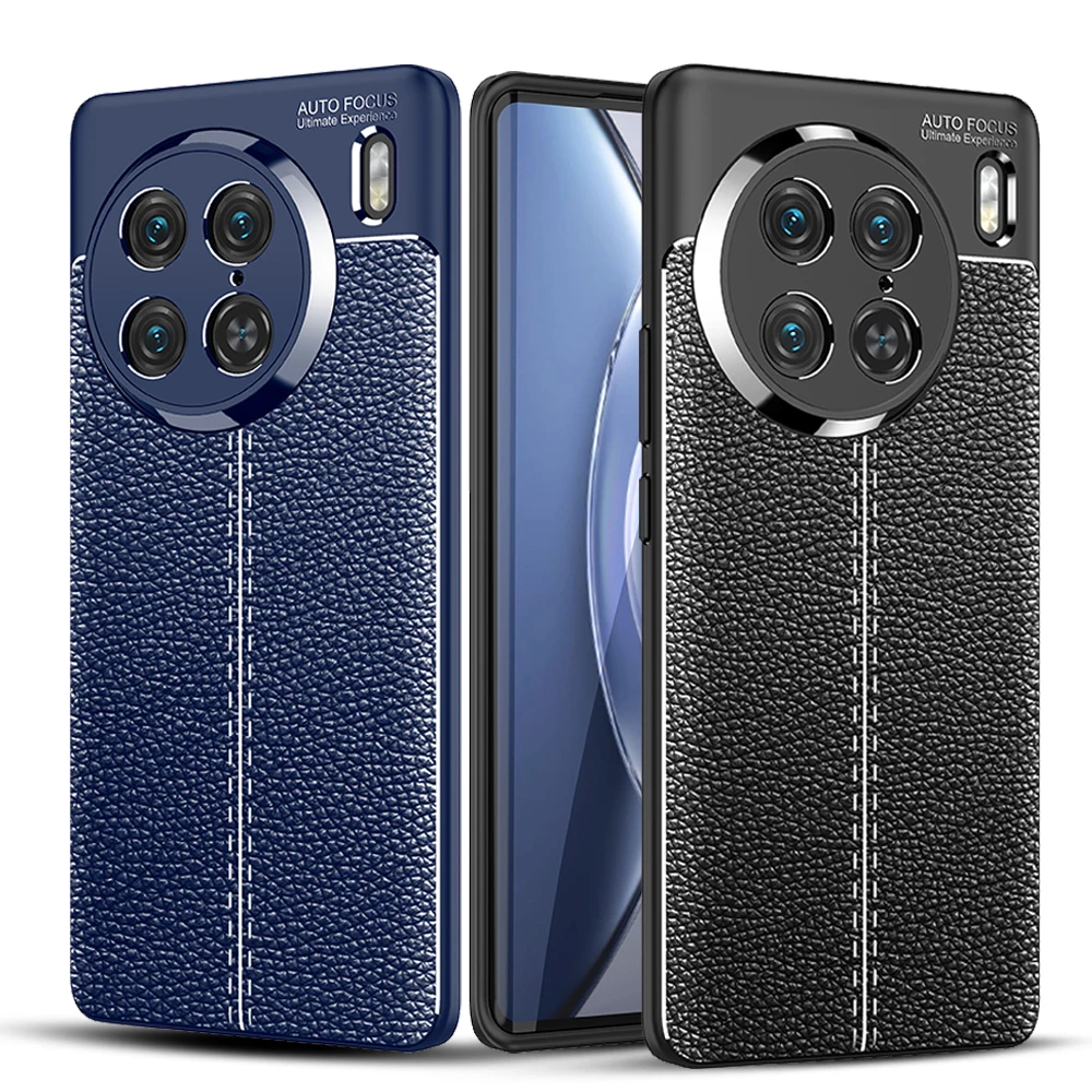 Чехол X90 для Vivo Pro с текстурой личи кожаный мягкий чехол из ТПУ ультраклассический