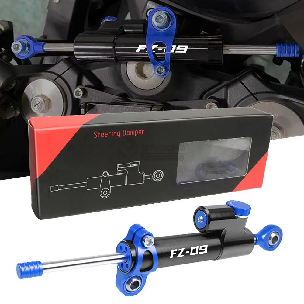 

FZ 09 регулируемые мотоциклетные детали для Yamaha FZ09 FZ-09 2022 2021 2020 2019 стабилизирующий демпфер рулевого управления комплект крепления демпфера