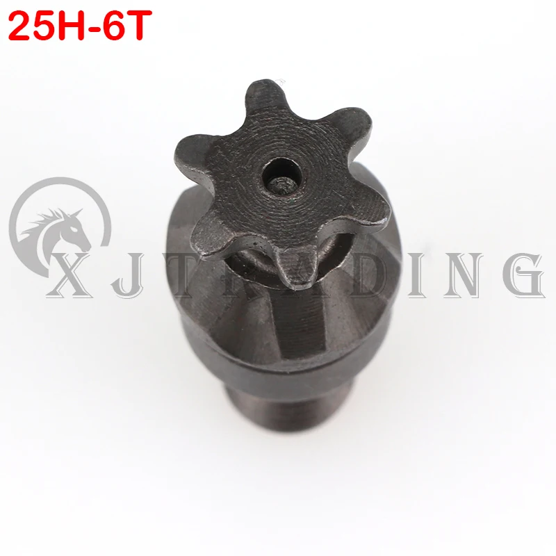 

25 ч T8F, 6T, 7T, 8T зуб барабан сцепления Шестерни коробка передний зубчатый валик цепных звездочек для 2 тактный карманный велосипед Мини Мото детский квадроцикл