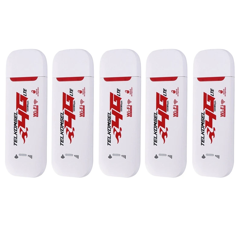 

5X Portable 4G/3G LTE Car WIFI Router Hotspot 150Mbps Wireless USB Dongle Mobile Broadband Modem SIM Card Unlocked