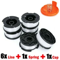 6pack string trimmer line spool for black decker replacement af 100 eater replacement spool scap cover spools garden tool