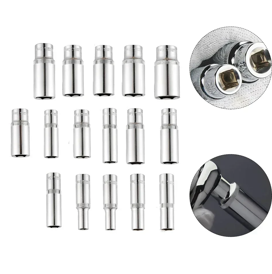 Шестигранный стальной хромованадиевый ключ адаптер головки торцевых ключей