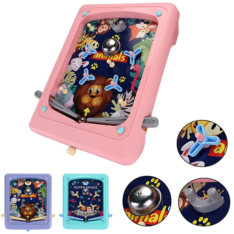 

Children Puzzle Pinball Games Desktop Pinball Game Machine Fun Parent-Kid Interactive Toys Kids Table Shooting Board Games
