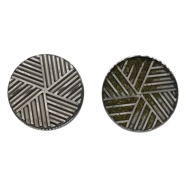 63 мм мельница для табачных специй беззубая трав из цинкового сплава дробилка 3