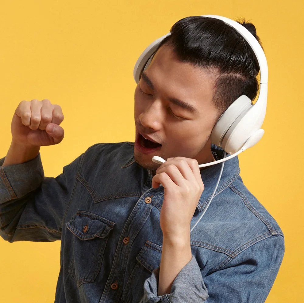 Наушники Bluetooth модные наушники для караоке MI Беспроводная Bluetooth-гарнитура с