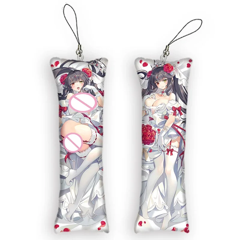 Модный милый японский аниме мини-брелок Dakimakura Date A Live Kurumi Tokisaki маленькая подушка