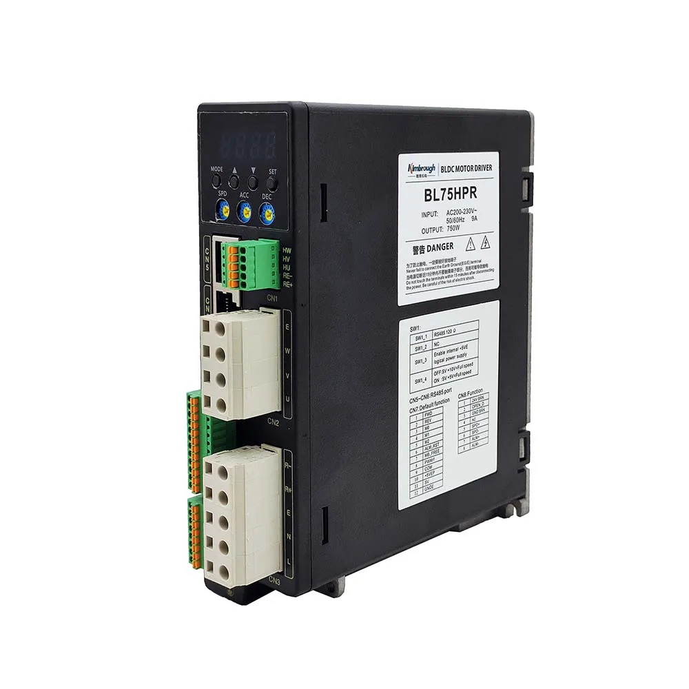 750 В переменного тока Вт Цифровой дисплей Modbus протокол RS485 бесщеточный двигатель