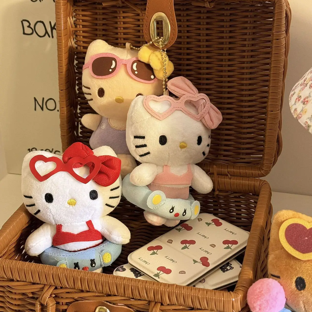 Оригинальный милый мультфильм Hello Kitty высокая красота круг для плавания бикини