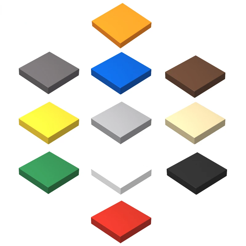 MOC аксессуары плоская плитка 3068 2x светильник вая панель 20 шт./набор деталей набор строительных блоков обучающие игрушки детские подарки аксессуары для города