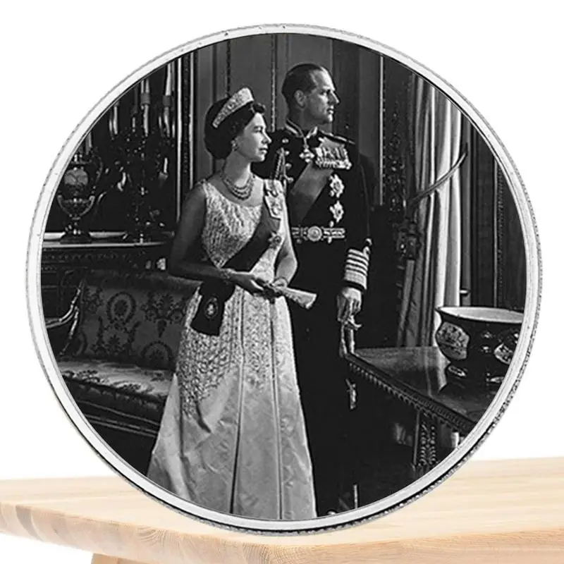 

Queen Commemorative Metal Coin 2022 Queen Elizabeth II Memorial Souvenir Coins With Portraits The Royal Queen Coin Souvenir Gift