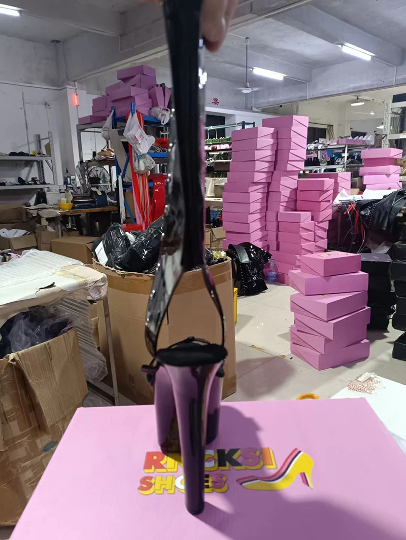 Женские ботильоны на высоком каблуке 17 см/7 дюймов из ПУ кожи