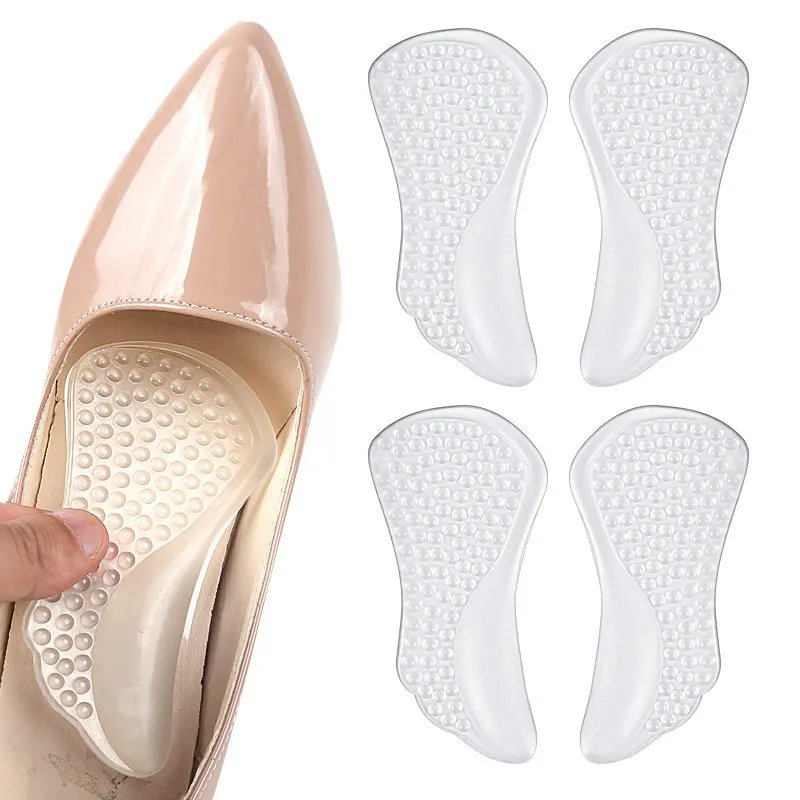 6 Pcs Professional Arch Orthotic Support Insole Foot Plate Flatfoot Corrector Shoe Cushion Foot Care Insert Insoles Silicone Gel